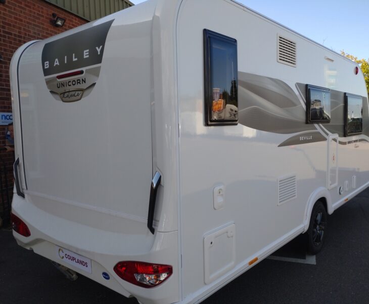 2026 Bailey Unicorn Deluxe Seville Rear/Side