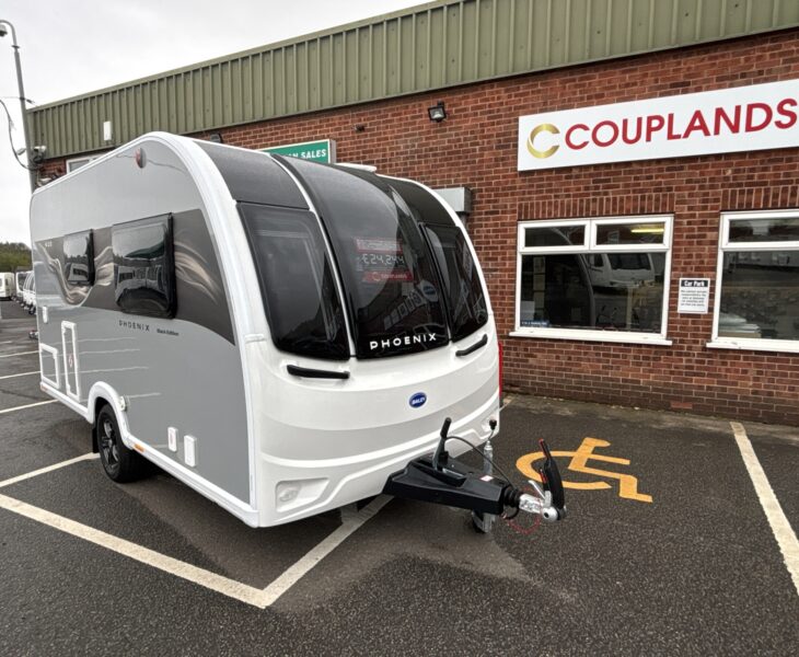 2026 Bailey Phoenix 420 Black Edition front offside