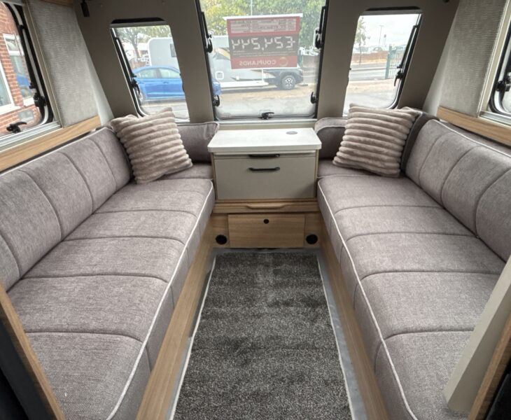 2026 Bailey Phoenix 420 Black Edition front seating