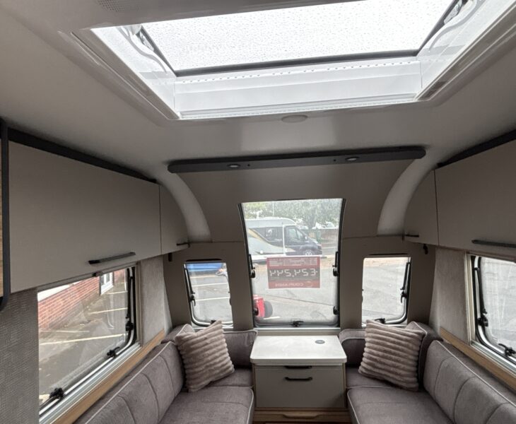 2026 Bailey Phoenix 420 Black Edition front interior