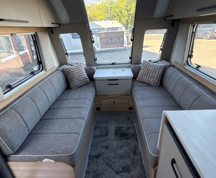 2026 Bailey Phoenix 644 Black Edition front seating area