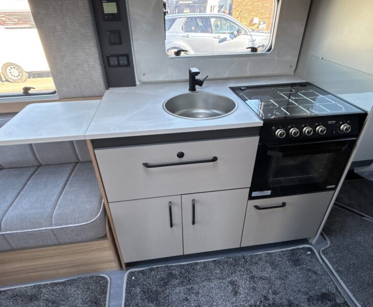 2026 Bailey Phoenix 644 Black Edition kitchen