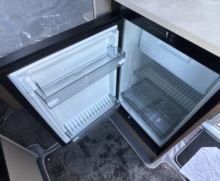 2026 Bailey Phoenix 644 Black Edition fridge internal