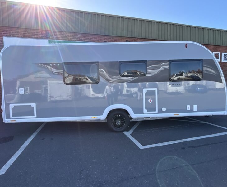 2026 Bailey Phoenix 642 Black Edition offside side view