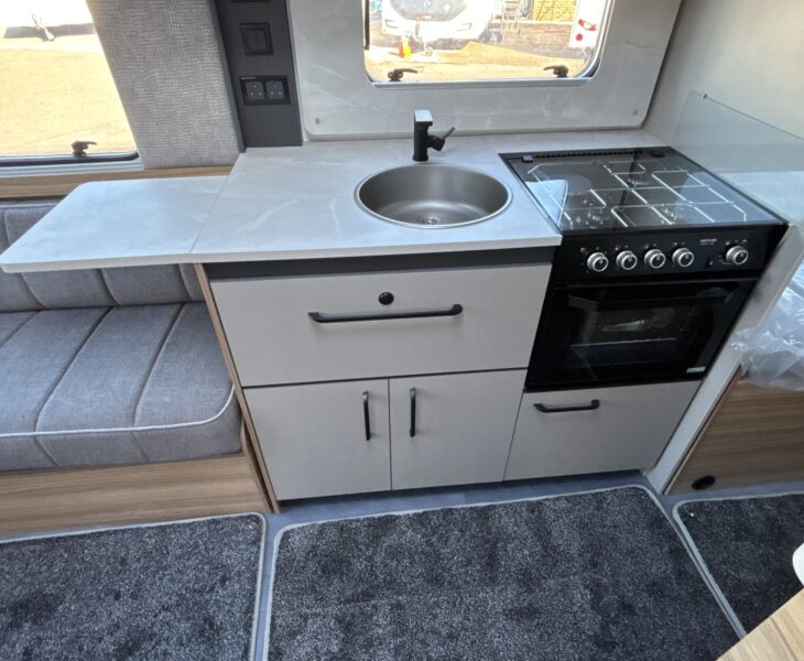 2026 Bailey Phoenix 642 Black Edition kitchen