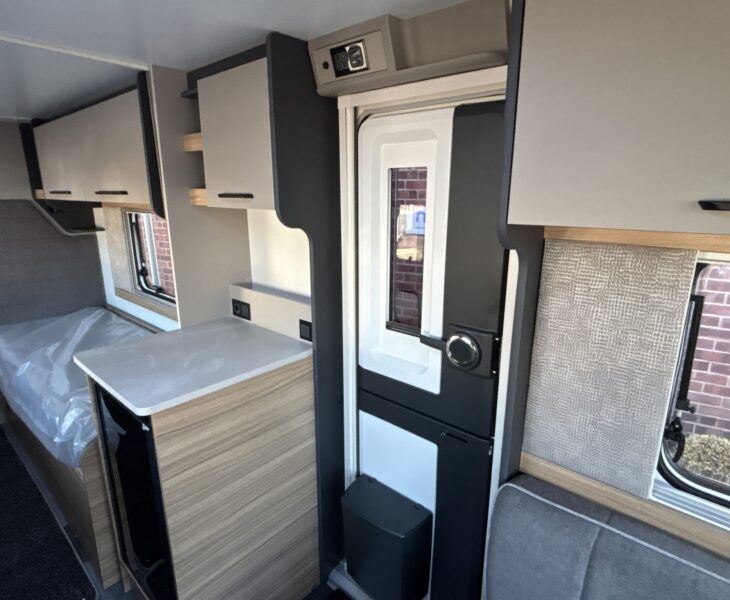 2026 Bailey Phoenix 642 Black Edition fridge
