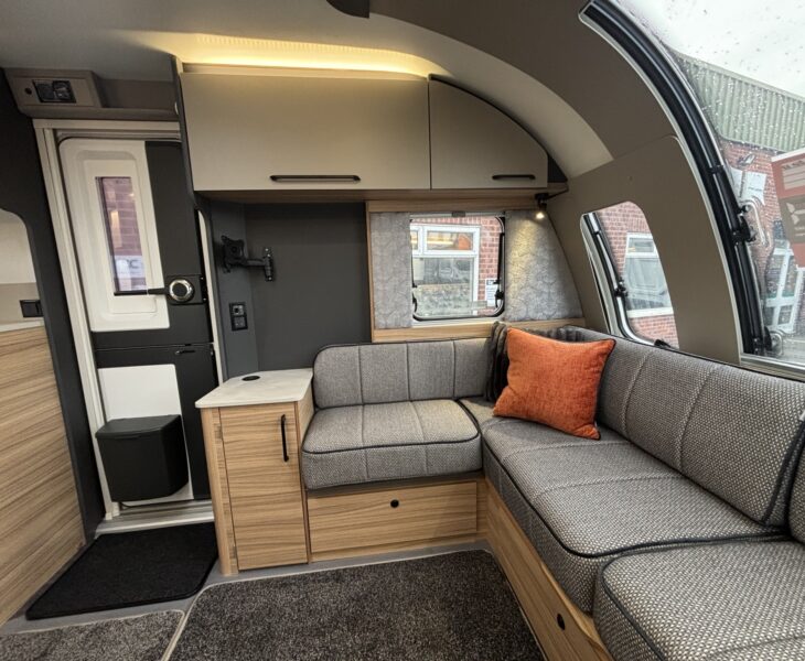 2026 Bailey Pegasus Grande Brindisi Black Edition lounge nearside