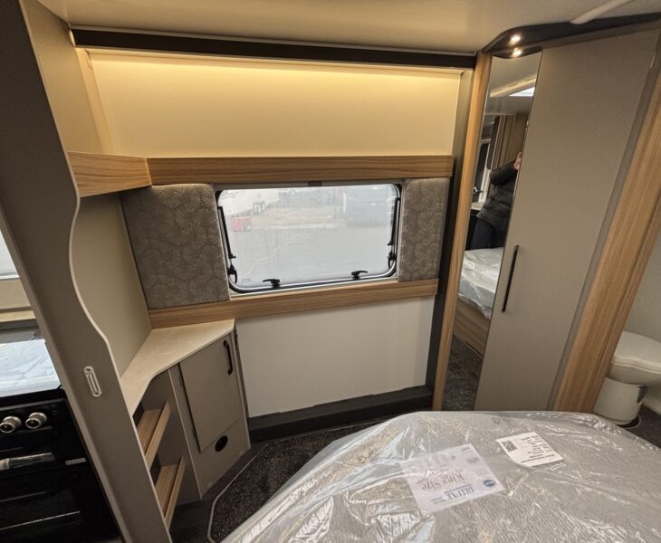 2026 Bailey Pegasus Grande Brindisi Black Edition offside vanity