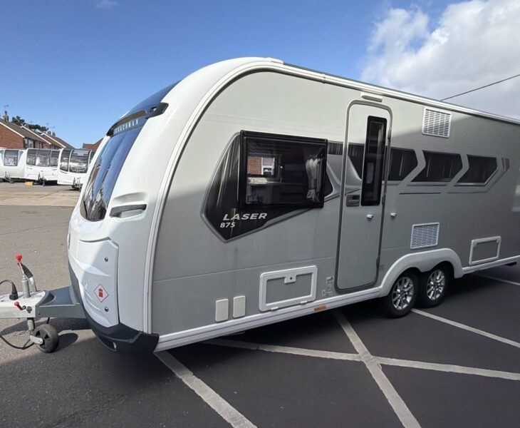 Coachman Laser 875 Xcel Front/Side