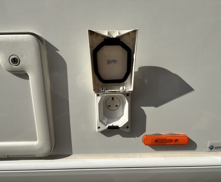 Swift Conqueror 560 2018 EXTERNAL 230V SOCKET