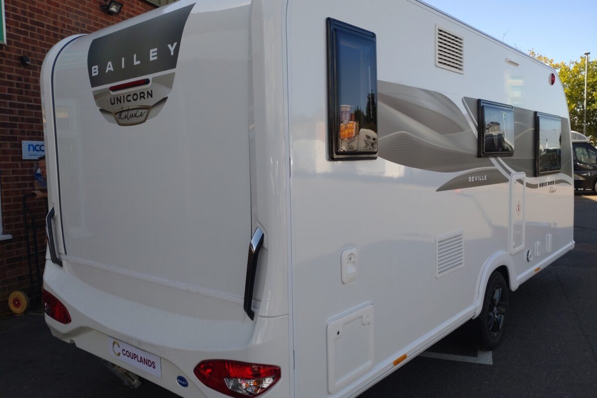 2026 Bailey Unicorn Deluxe Seville Rear/Side