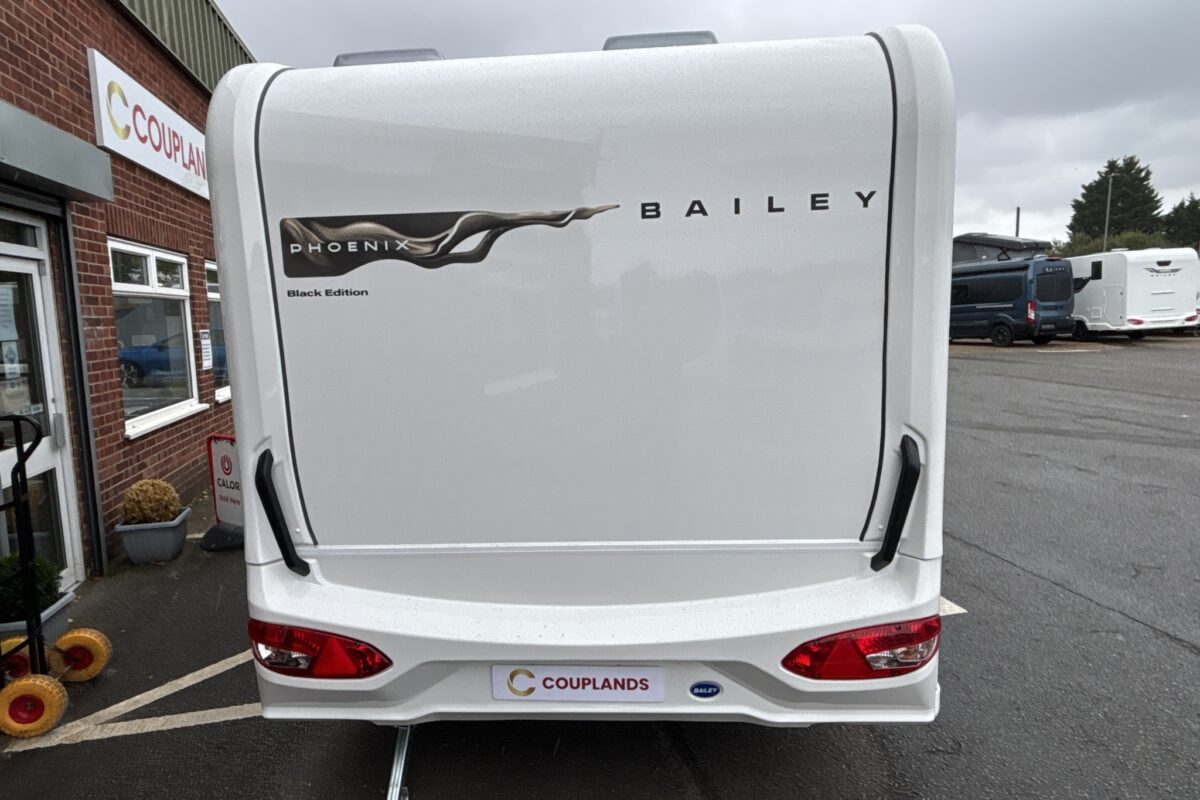 2026 Bailey Phoenix 420 Black Edition rear view