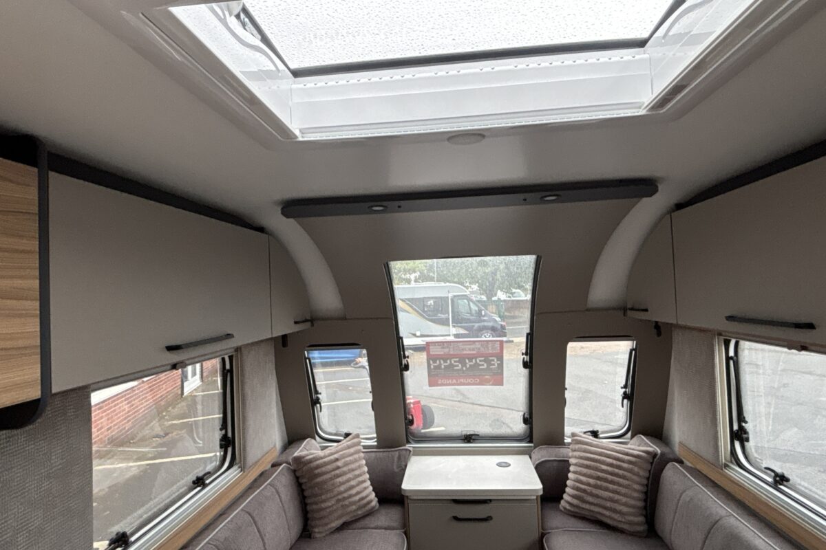 2026 Bailey Phoenix 420 Black Edition front interior