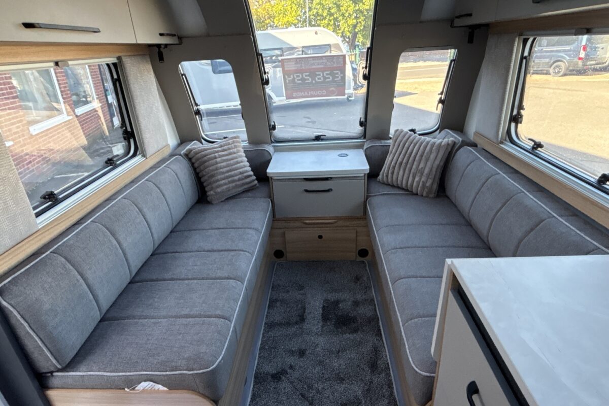 2026 Bailey Phoenix 644 Black Edition front seating area