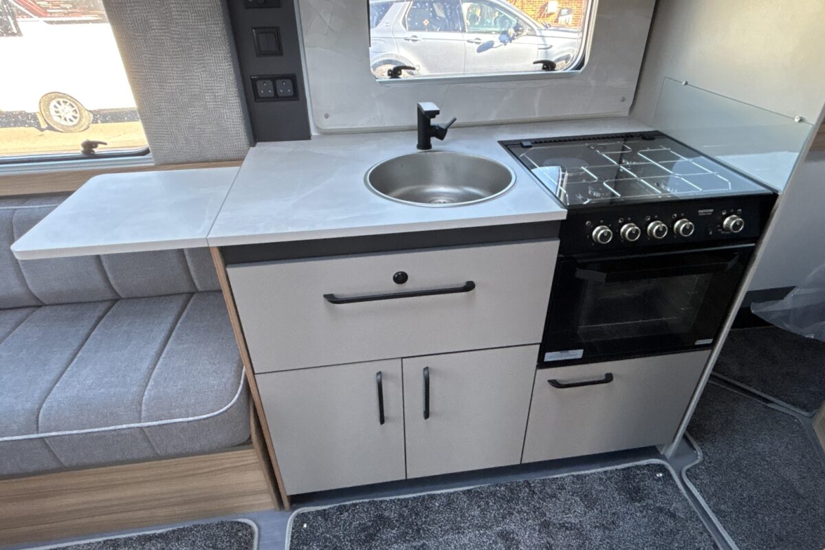 2026 Bailey Phoenix 644 Black Edition kitchen