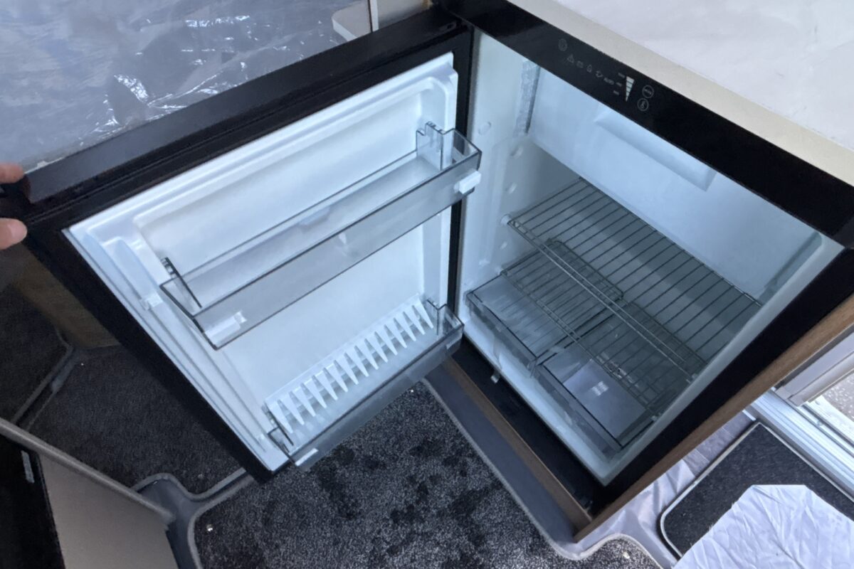 2026 Bailey Phoenix 644 Black Edition fridge internal