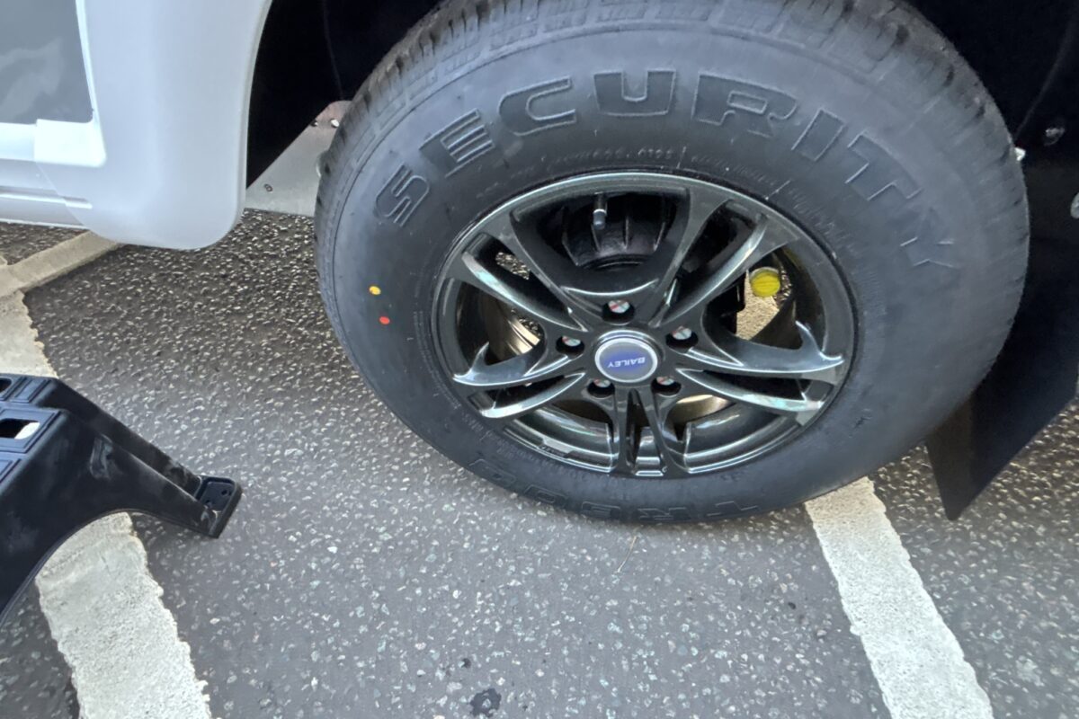 2026 Bailey Phoenix 642 Black Edition alloy wheels