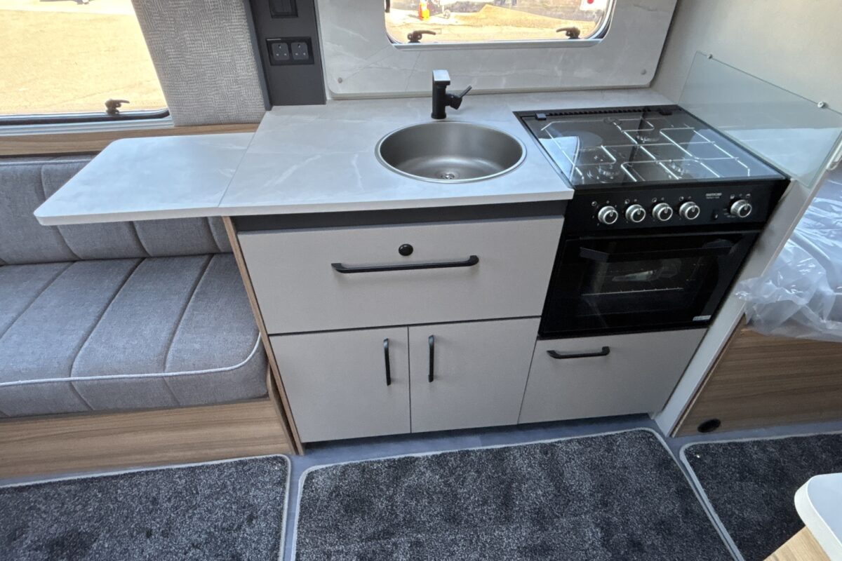 2026 Bailey Phoenix 642 Black Edition kitchen
