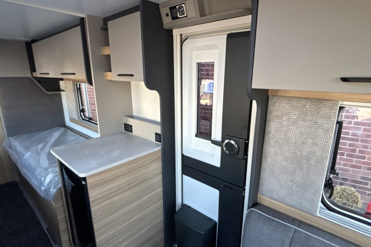 2026 Bailey Phoenix 642 Black Edition fridge