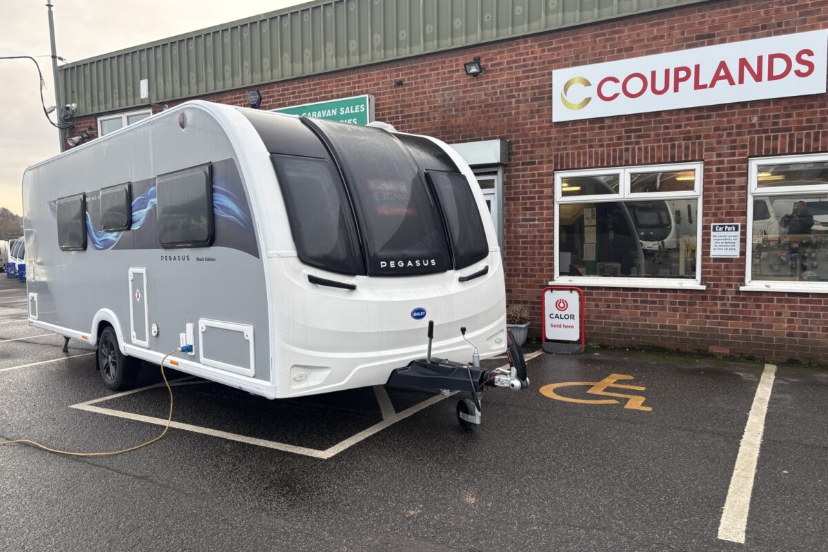 2026 Bailey Pegasus Grande Brindisi Black Edition Front