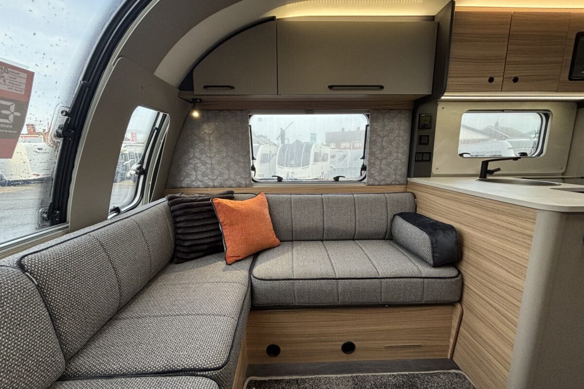 2026 Bailey Pegasus Grande Brindisi Black Edition lounge offside