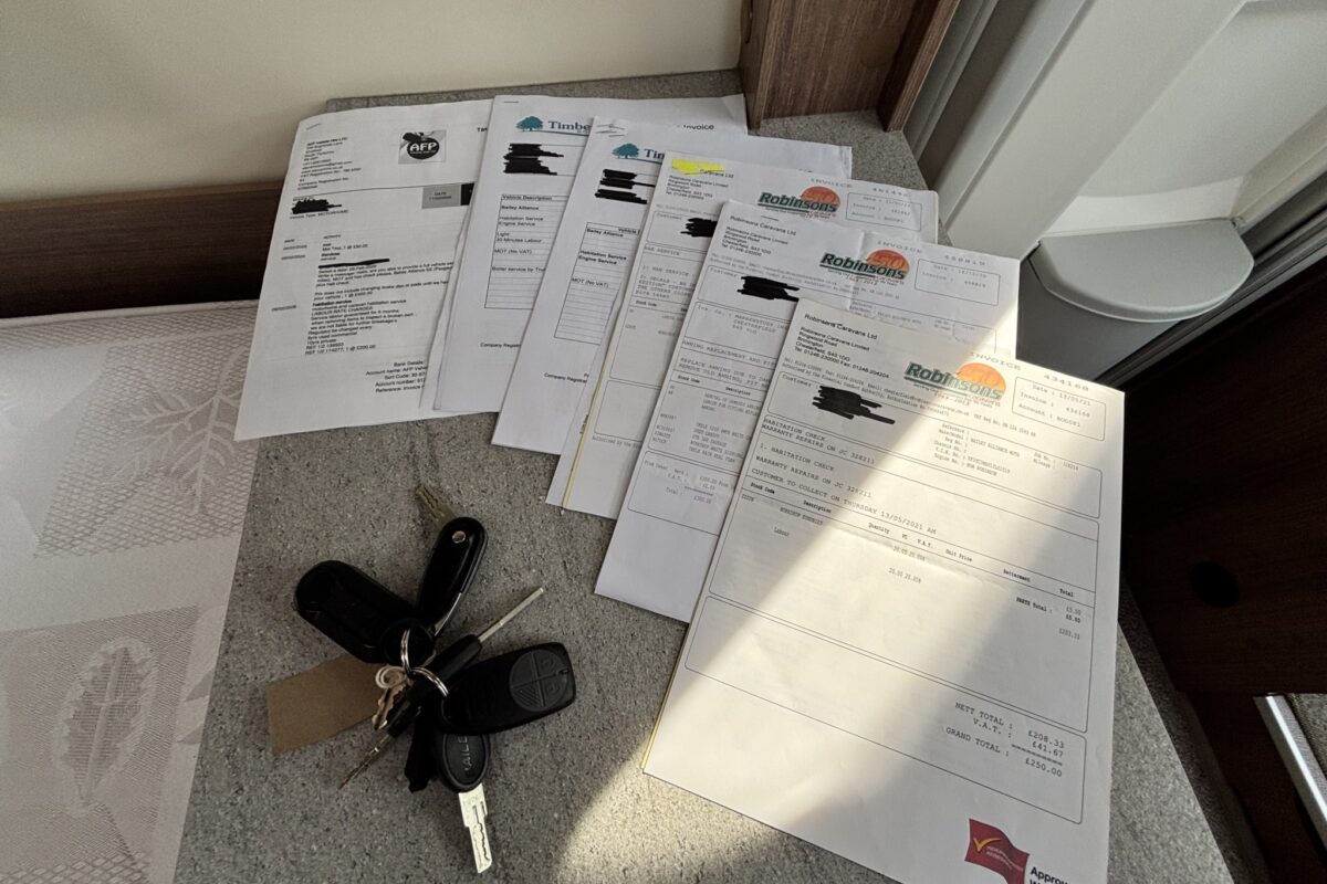 Bailey Alliance Silver Edition 76/4 2020 FULL SERVICE HISTORY