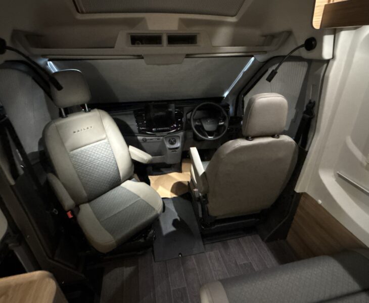 2026 Bailey Endurance E65 Front seats