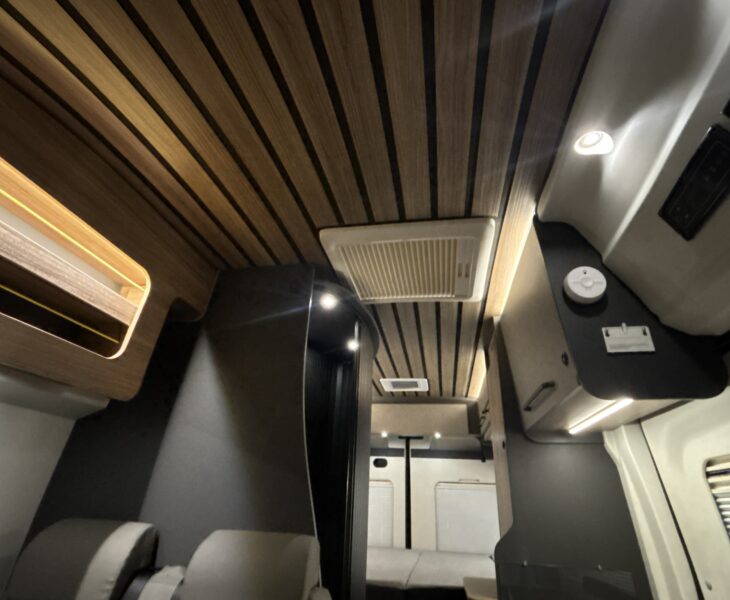 2026 Bailey Endurance E65 wood effect panelling to ceiling