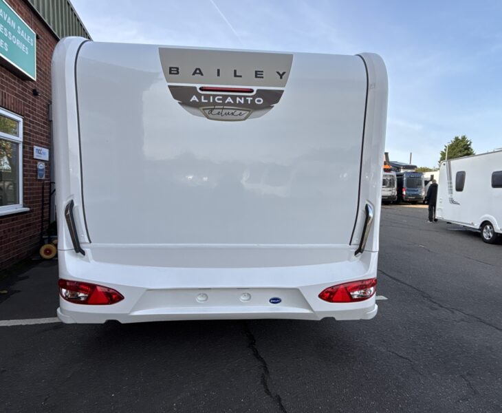 2026 Bailey Alicanto Grande Deluxe Evora Rear