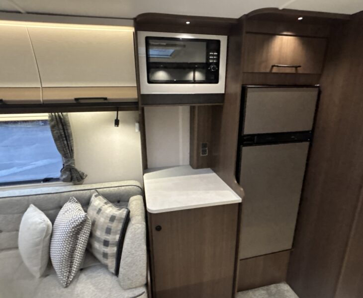 2026 Coachman Laser 855 Tower Fridge, Freezer and Microwave