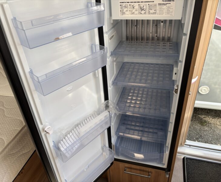 2018 Bailey Pegasus GT70 Brindisi Fridge Interior