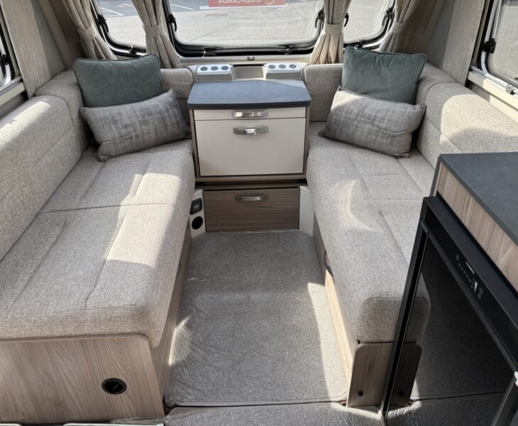 2023 Swift Aventura M4SB front seating