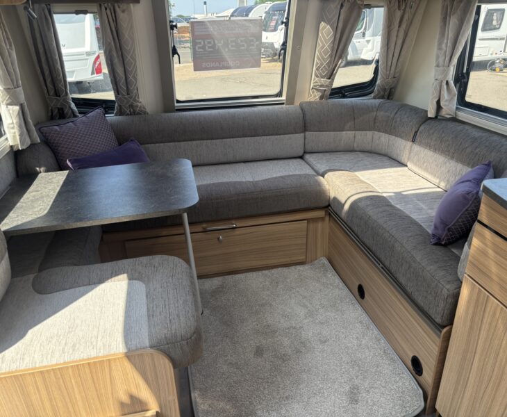 2023 Bailey Pegasus Grande Rimini front seating