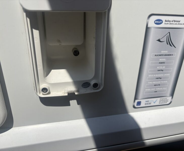 2024 Bailey Alicanto Grande Porto External 240v Mains
