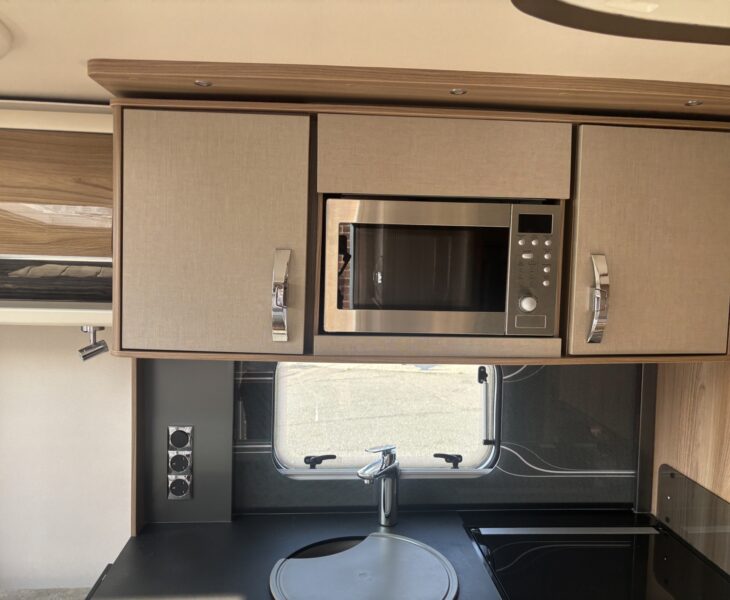 2018 Swift Conqueror kitchen upper lockers