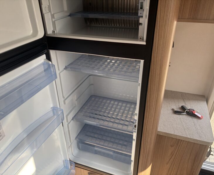 2018 Swift Conqueror 645 fridge insides