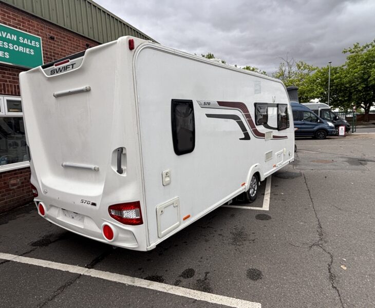 2016 Swift Siena Accent 570 offside rear