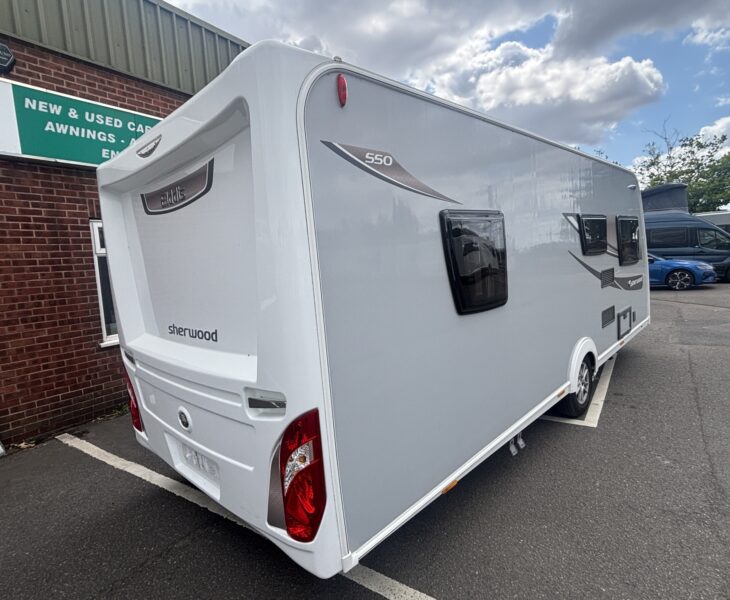 2022 Elddis Sherwood 550 offside rear