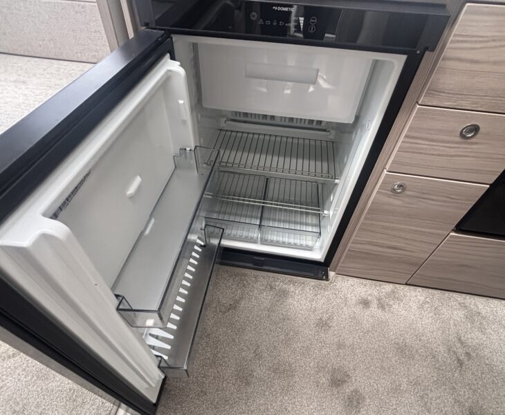 2022 Elddis Sherwood 550 fridge interior
