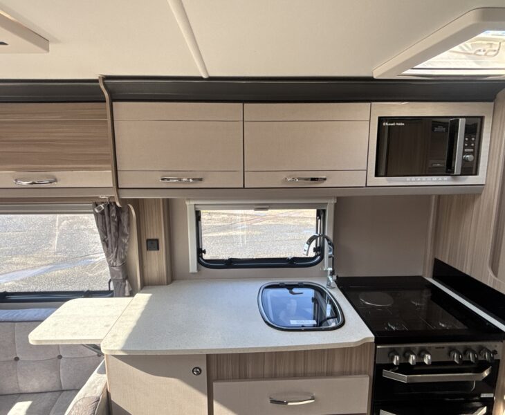 2021 Coachman Acadia 875 Xcel Kitchen overhead lockers