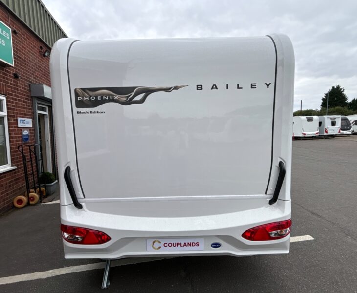2026 Bailey Phoenix 640 Black Edition rear panel