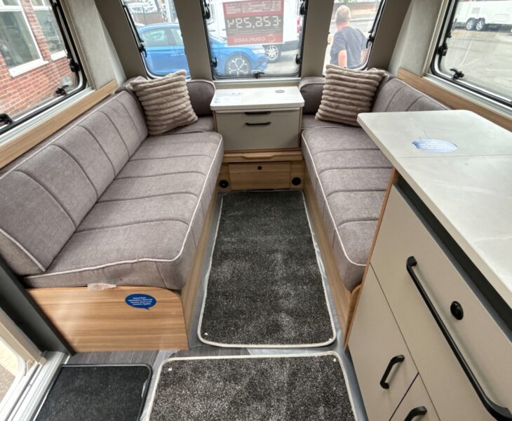 2026 Bailey Phoenix 640 Black Edition front lounge