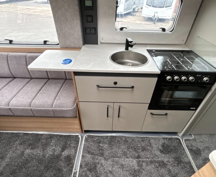 2026 Bailey Phoenix 640 Black Edition kitchen