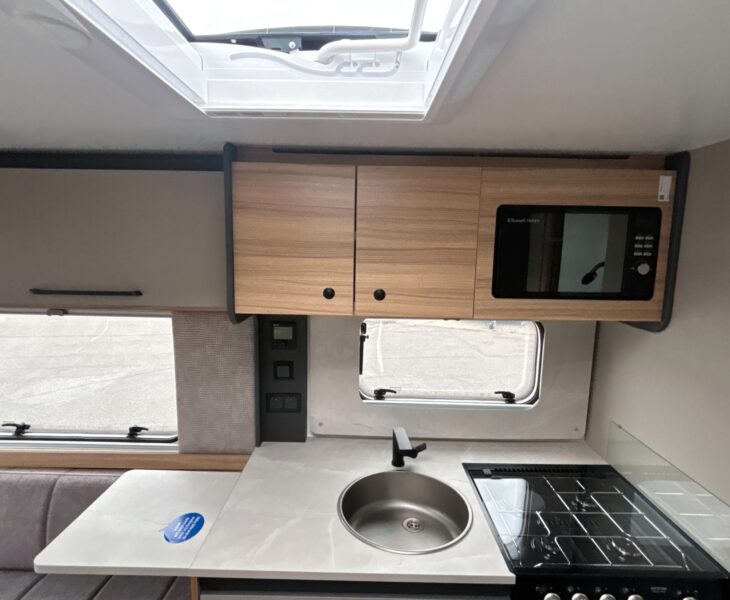 2026 Bailey Phoenix 640 Black Edition kitchen lockers