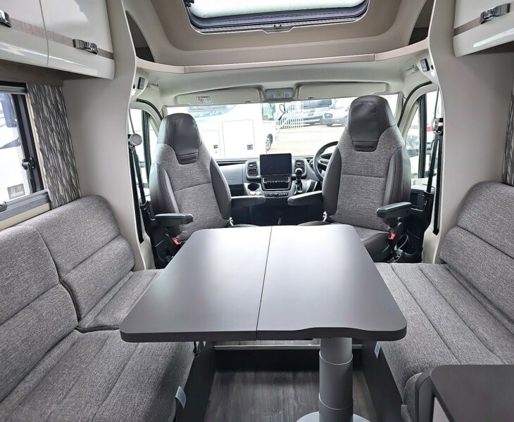 2025 SWIFT ESCAPE 694 MOTORHOME DINING AREA