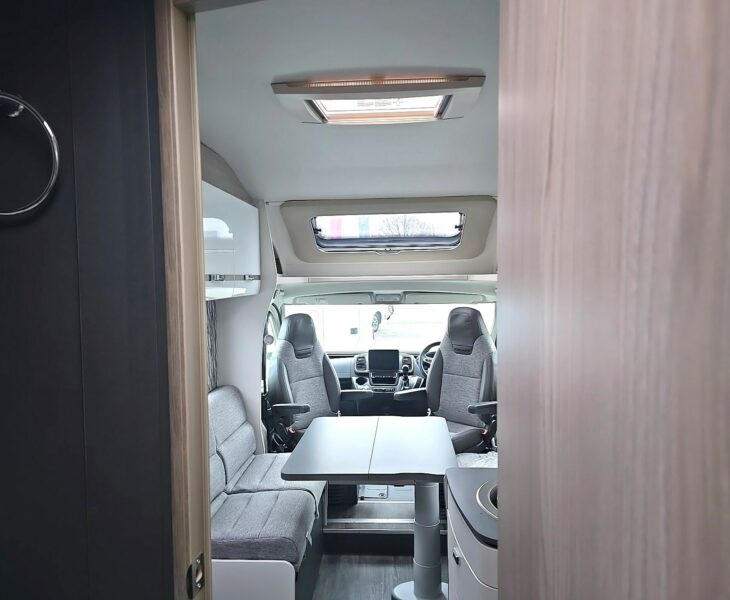 2025 SWIFT ESCAPE 694 MOTORHOME REAR TO FRONT VIEW