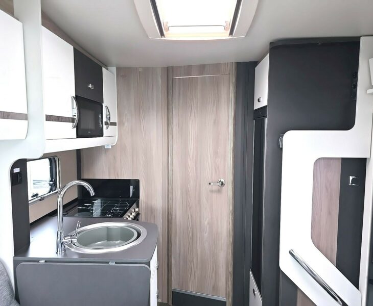 2025 SWIFT ESCAPE 694 MOTORHOME FRONT TO KITCHEN VIEW