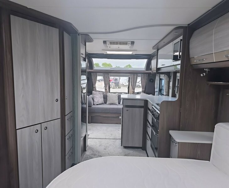 2022 COACHMAN LUSSO II REAR TO FRONT VIEW