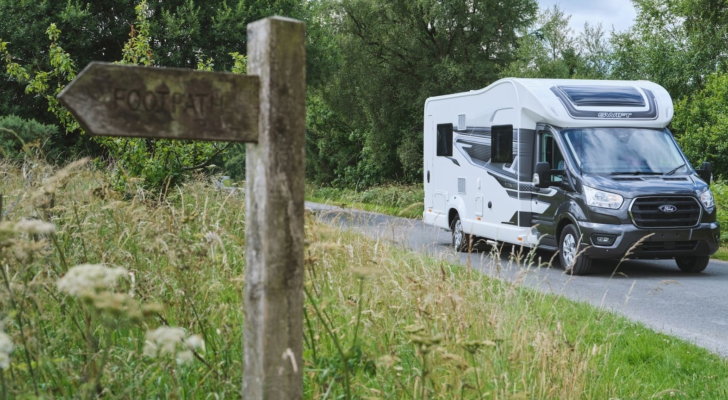 swift campervan with people