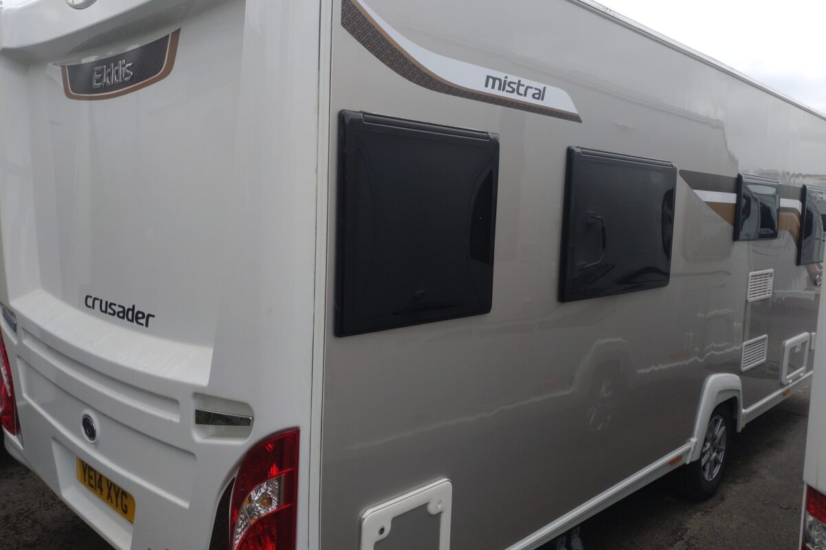 2021 Elddis Crusader Mistral Side/Rear
